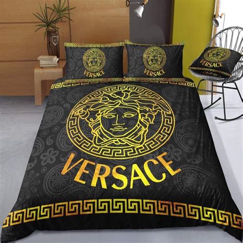 black versace duvet cover.